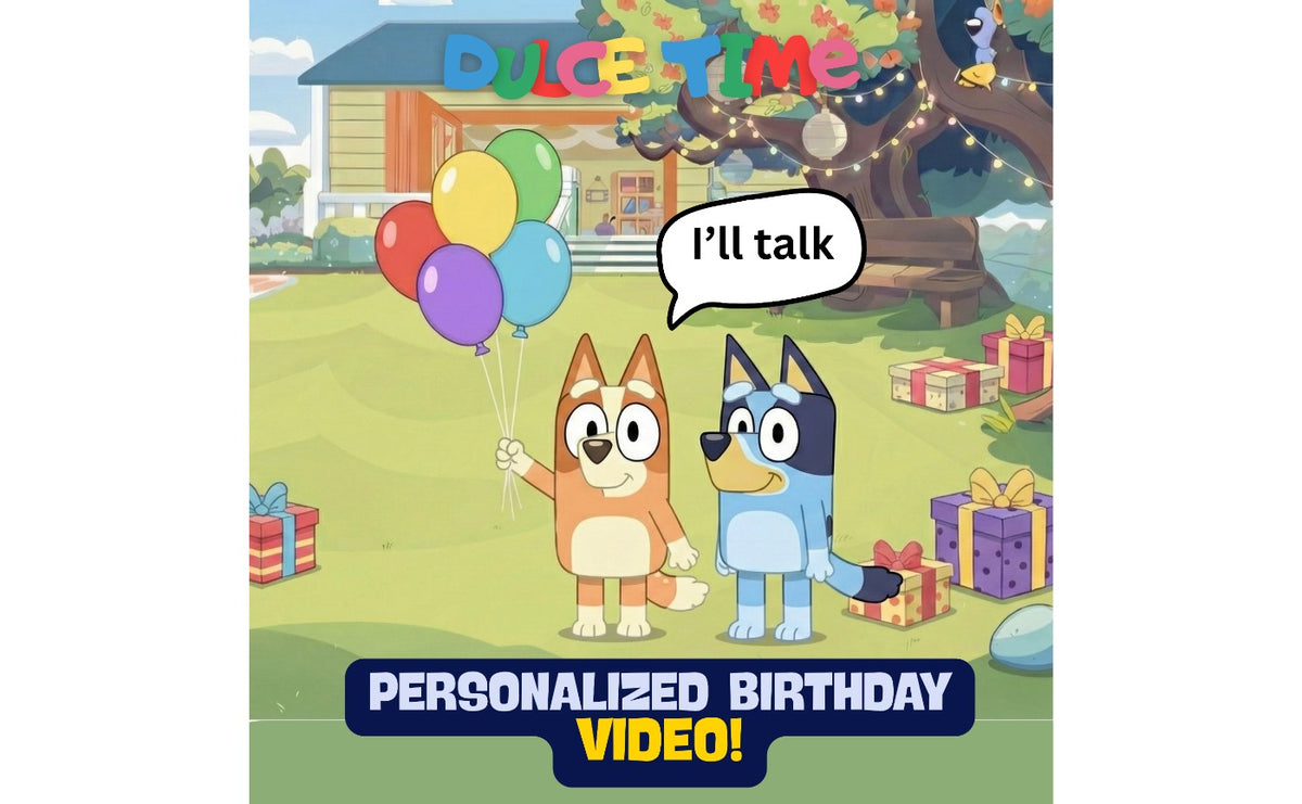 Bingo & Bluey Custom Personalized Video Message