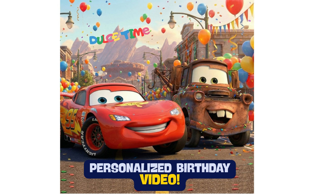 Lightning McQueen & Mater Custom Personalized Video Message