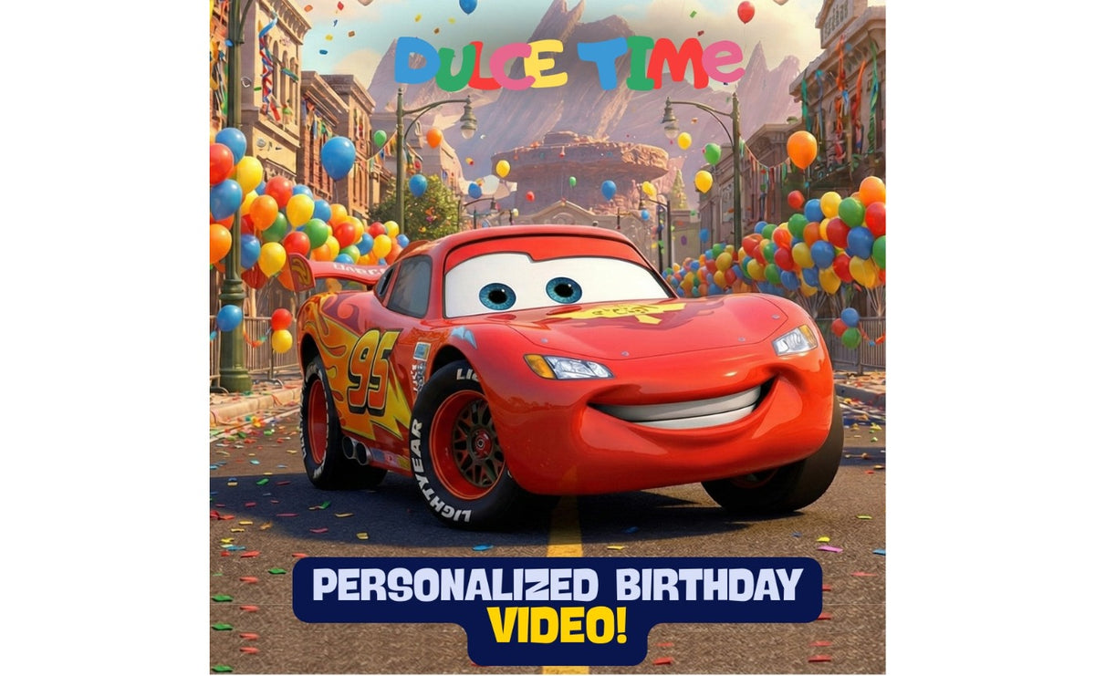 Lightning McQueen Custom Personalized Video Message